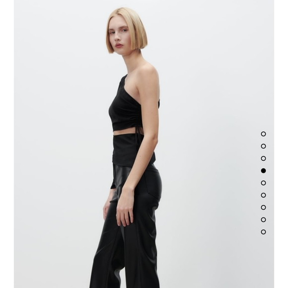 NWT Zara asymmetric cut out top - Picture 7 of 9